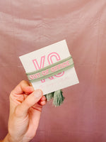 Out of Office Bracelet (Pink or Green)