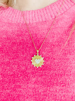 Heart Starburst Necklace