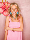 Turquoise Blossom Statements