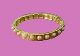 Maeve Brown Pearl Bracelet