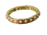 Maeve Brown Pearl Bracelet