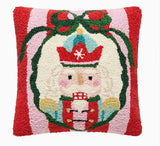 Holiday Frames Nutcracker Pillow