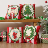 Holiday Frames Nutcracker Pillow