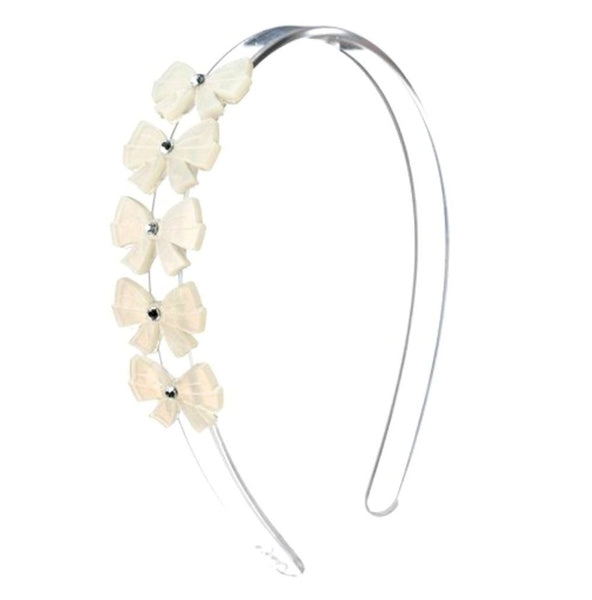 Pearlized Bow Headband