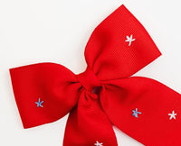 Stars All Over Red Bow