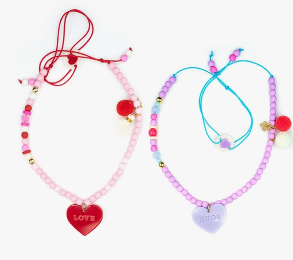 Sweetie Necklace (Red or Violet)