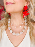 Aster Star Pearl Necklace