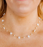 Aster Star Pearl Necklace
