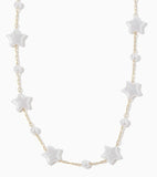 Aster Star Pearl Necklace