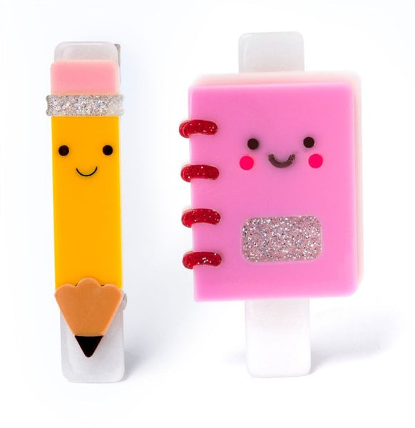 Back 2 School Hair Clips