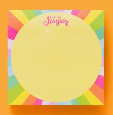 "Be the Sunshine" Sticky Notes