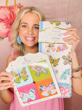 Butterfly Towel and Coaster Set