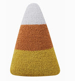 Candy Corn Hooked Pillow