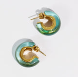 Candy Teal Hoops