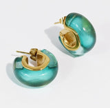 Candy Teal Hoops
