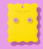 Caroline Flower Studs
