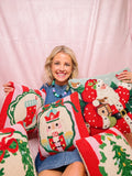 Holiday Frames Nutcracker Pillow