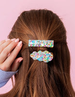 Confetti Hair Clips