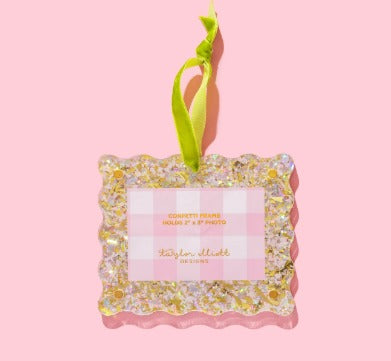 Confetti Frame Ornament