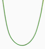 Emerald Tennis Choker Necklace