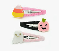 Ghost Pumpkin Hair Clips