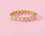 Hartley Pearl Heart Bracelet