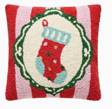 Holiday Frames Stocking Pillow