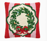 Holiday Frames Wreath Pillow