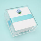 Hydrangea Square Desk Set