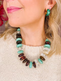 Candy Teal Hoops