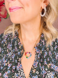 Katie Rainbow Heart Necklace