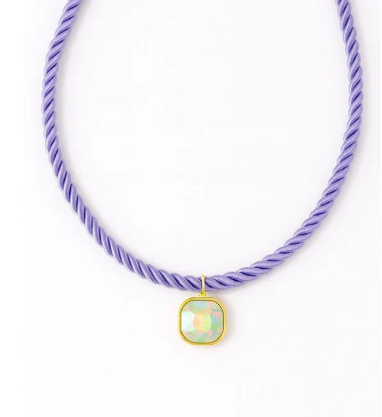 Tailyn Lavender Rope Necklace