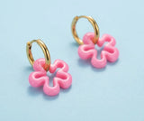 Mason Floral Hoops