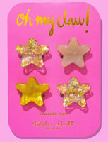 Mini Stars Claw Clips (set of 4)