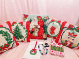 Holiday Frames Nutcracker Pillow