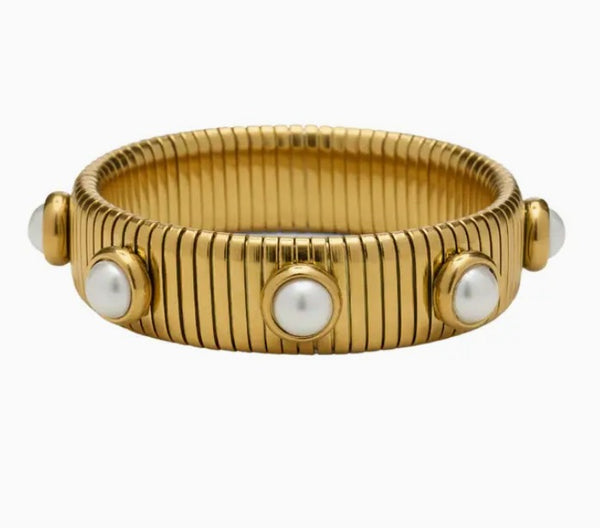 Pearl Tube Bracelet
