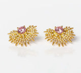 Pink Starburst Studs