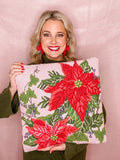 Poinsettia Pillow