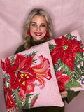 Poinsettia Pillow