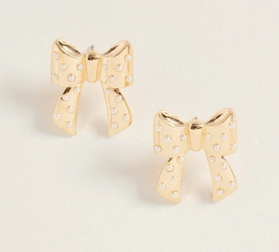 Prissy Bow Studs