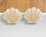 Seashell Studs