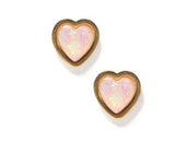 Tara Heart Studs