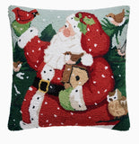 Winter Santa Pillow