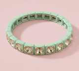 Zoe Mint Bracelet