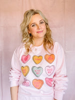 Conversation Hearts Sweatshirt