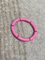 Skipper Acrylic Bracelet - Light Pink