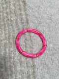 Skipper Acrylic Bracelet - Marble Light Pink